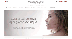 Desktop Screenshot of medicallifecosmetics.com