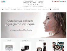 Tablet Screenshot of medicallifecosmetics.com